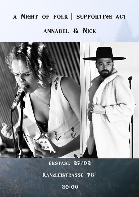 Annabel & Nick Concert Flyer